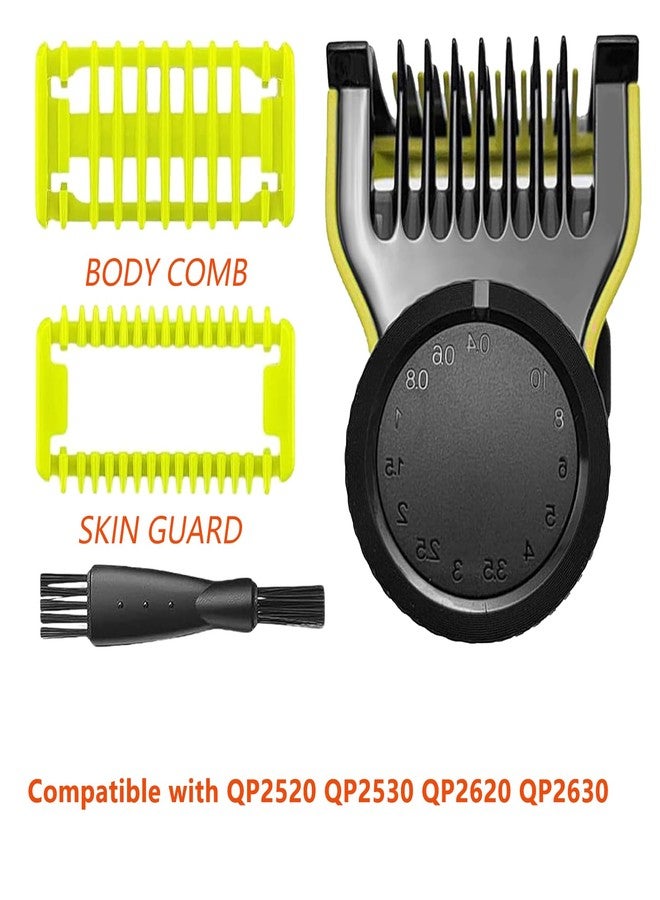 AzulySlec Guards and Combs Set For Oneblade, 14 Adjustable Lengths (0.4-10mm) Guards and Combs Set, Compatible for OneBlade QP2520/2530/2620/2630, At-Home Barber Trimming Accessories - Image 2